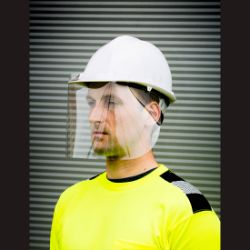 Portwest 300 Micron APET Helmet Screen (100) Clear - 